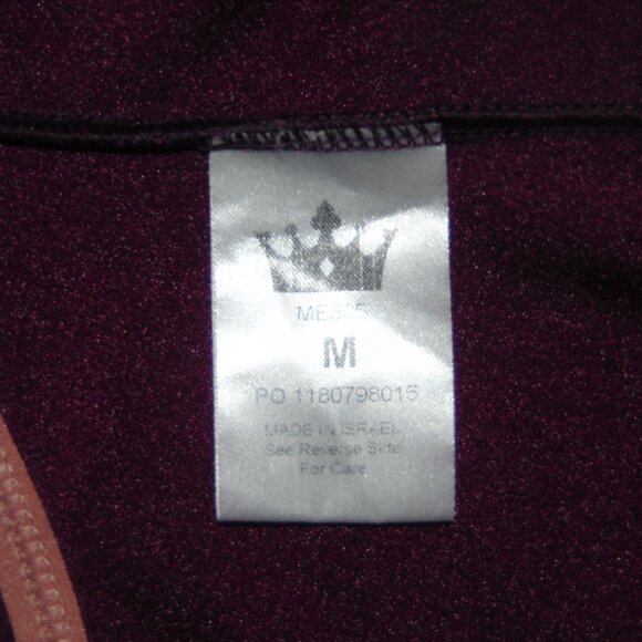 Crown Magenta Pink Snap Neck Leotard M - Picture 5 of 7